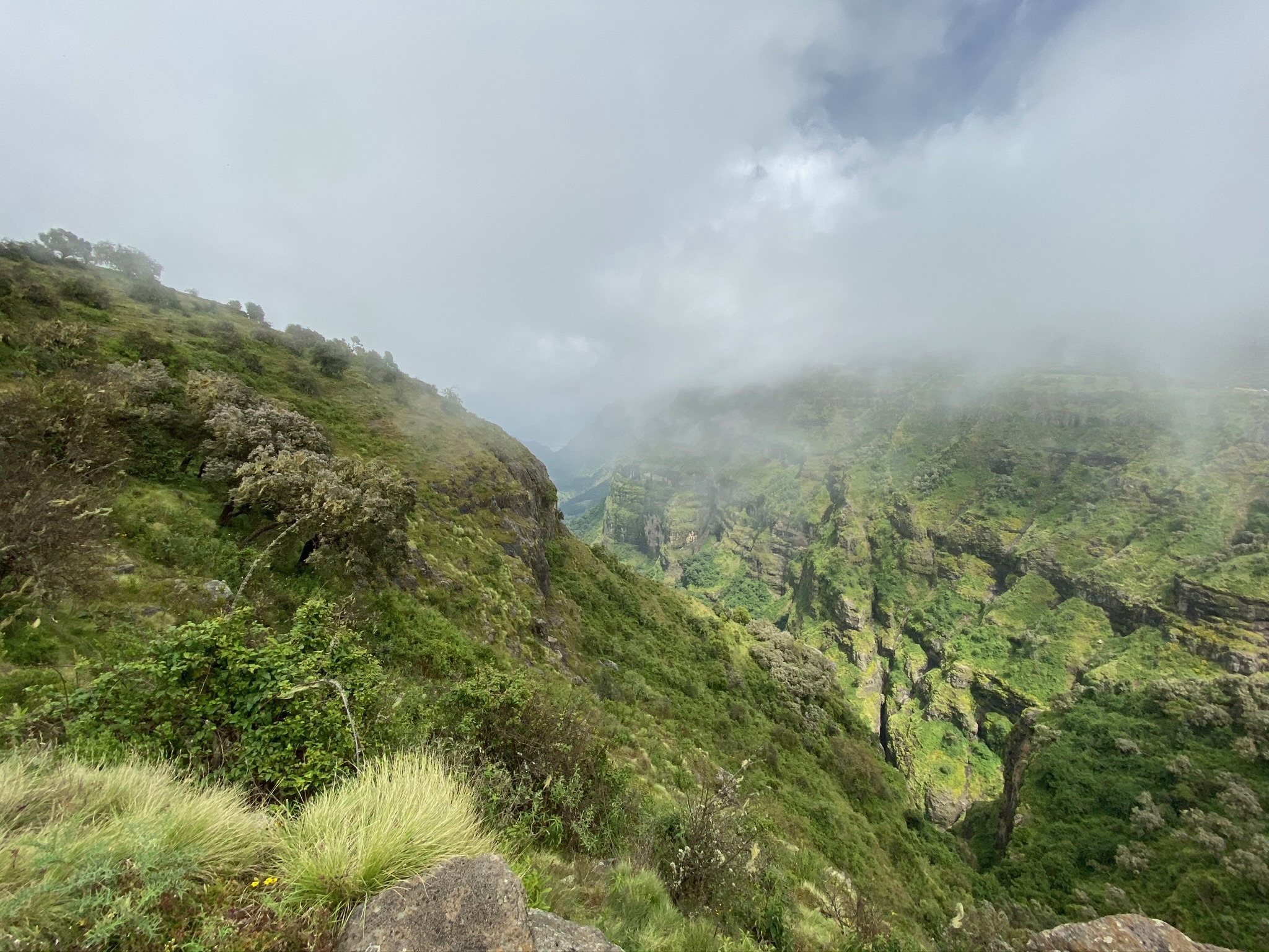 Ethiopia mountains hiking and trekking