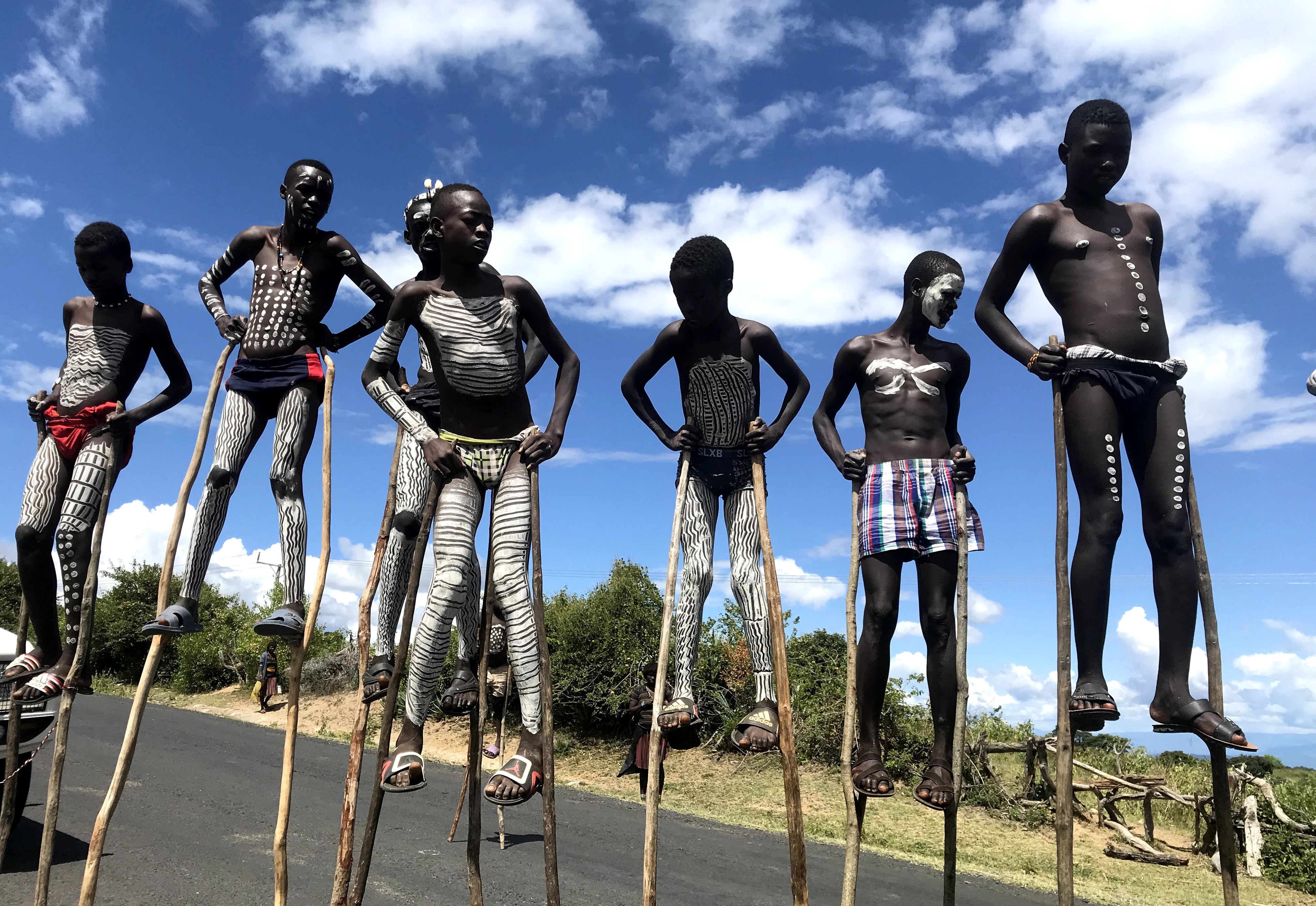 Body paintings and decorations Ethiopia