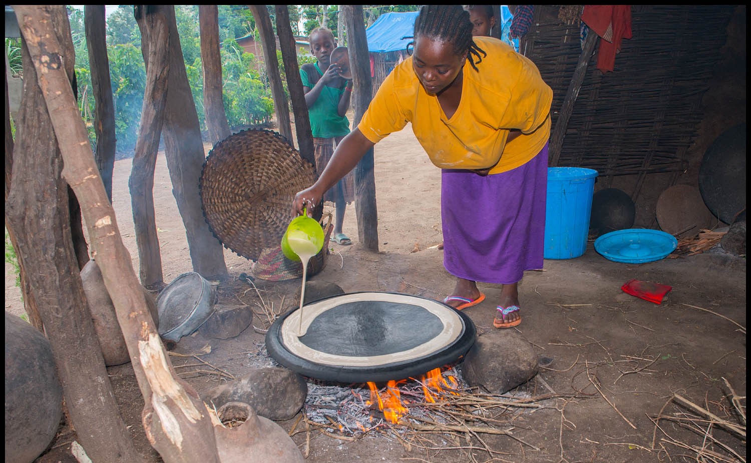 Ethiopia traditional food injera
