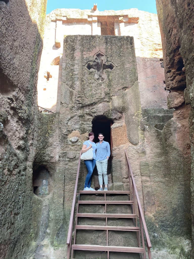 Visiting the churches of Lalibela