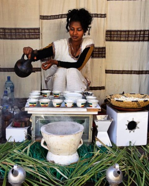 Ethiopian Treks Coffee Ceremony 